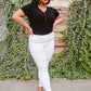 Talia High Waisted White Skinny Jeans