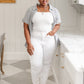 Talia High Waisted White Skinny Jeans