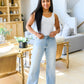 Tate High Rise Straight Jeans