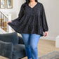 Tell Me I'm Yours Dot Print Tiered Blouse