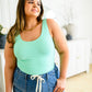 The Basics Long Line Reversible Tank in Mint