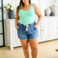 The Basics Long Line Reversible Tank in Mint