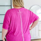 The Remix Oversized Mineral Washed T-Shirt in Magenta