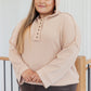 Throwback Heartthrob Hoodie in Beige