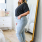 Tia Destroyed Tummy Control Skinny