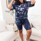 Tidal Wave Biker Shorts