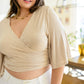 Tiny Dancer Wrapped Cropped Cardigan