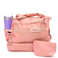 Travel Bestie Duffel in Pink