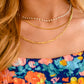 Triple Threat Layered Necklace