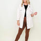 Cotton Bleu Faux Suede Shirt Jacket