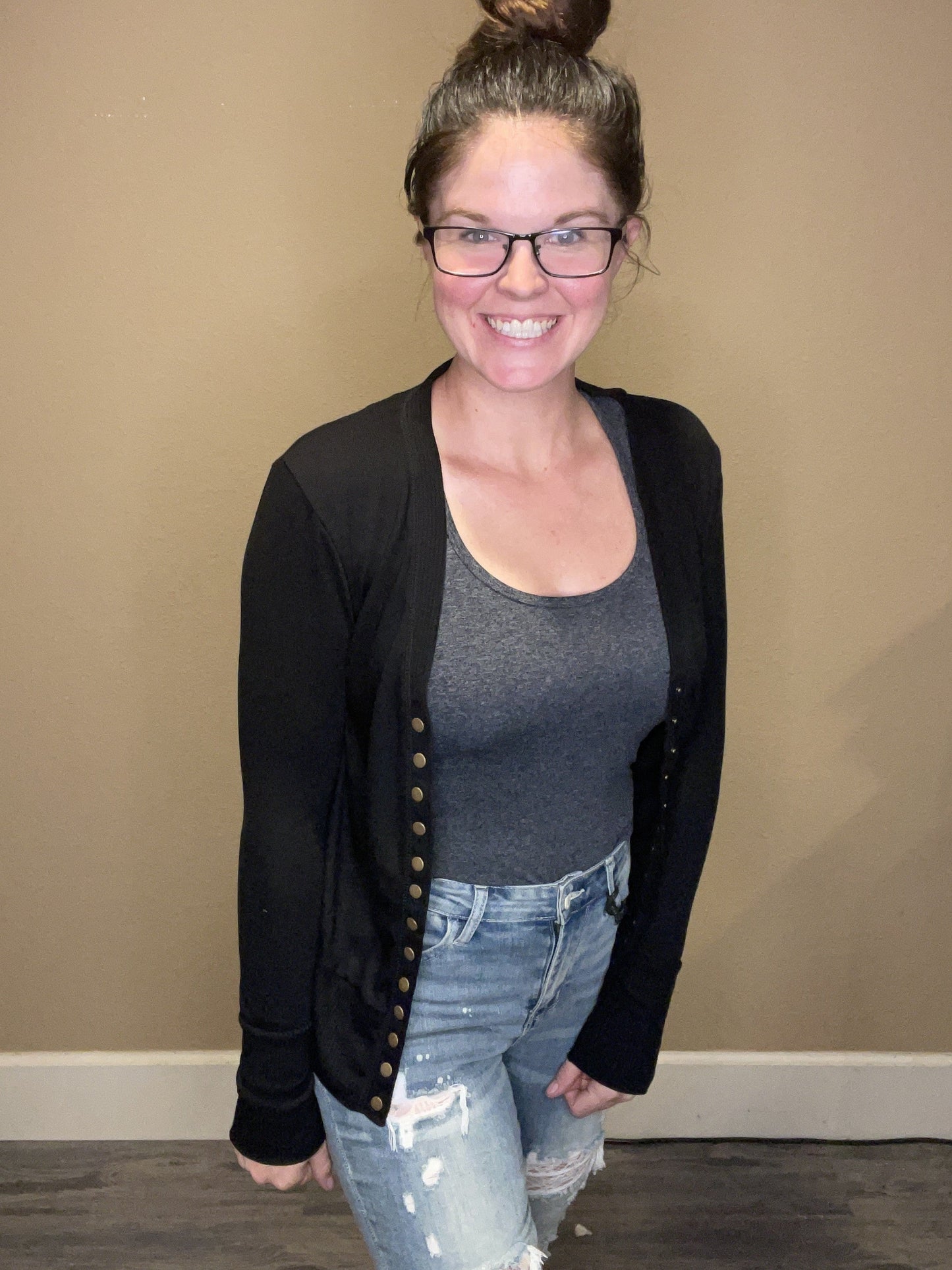 Snap Button Cardigan
