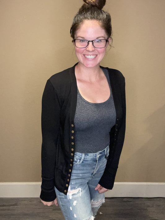 Snap Button Cardigan