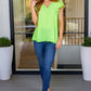 Under Neon Lights Ruffle Sleeve Top