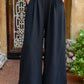 Up To Date Pleated Wide Leg Pants In Black