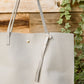 Valerie Faux Leather Tote Bag