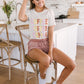 Varsity Stripes Bottoms in Rust