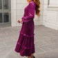 Velvet Flamenco Maxi Dress
