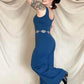 FawnFit Wide Leg Sleeveless Jumpsuit With Built-In Bra