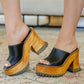Walk the Block Platform Heels