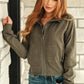 Where Are You Zip Up Jacket in Olive