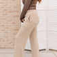 Wide Legged & Cozy Sweatpants in Sand