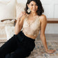 Live In Lace Bralette in Taupe
