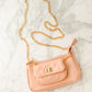 Willa Cross body Bag in Blush