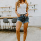 Willow Destroyed Cut Off Shorts