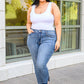 Winona Released Hem Side Slit Skinnies