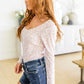 Wistful Wishes Floral Henley Bodysuit