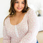 Wistful Wishes Floral Henley Bodysuit