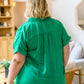 Working On Me Top in Kelly Green