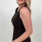 Zenana Ribbed Tank Top with Exposed Seam