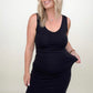 Zenana Cotton V-Neck Midi Tank Dress