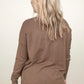 Zenana Front Seam Light Knit Sweater
