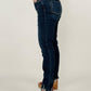 Judy Blue Mid-Rise Chopped Hem Relaxed Skinny Jeans