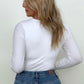Fawnfit Ribbed Built-In Bra Long Sleeve Bodysuit