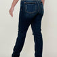 Judy Blue Mid-Rise Chopped Hem Relaxed Skinny Jeans