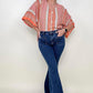 Risen High Rise Front Pocket Sailor Flare Jeans