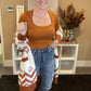 Long Sleeve Solid Knit Bodysuit