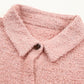 Plush Button Down Pocketed Shirt Jacket