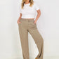 Blumin Apparel Solid Straight Leg Pants