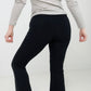 Zenana Solid High Waist Yoga Flare Pants