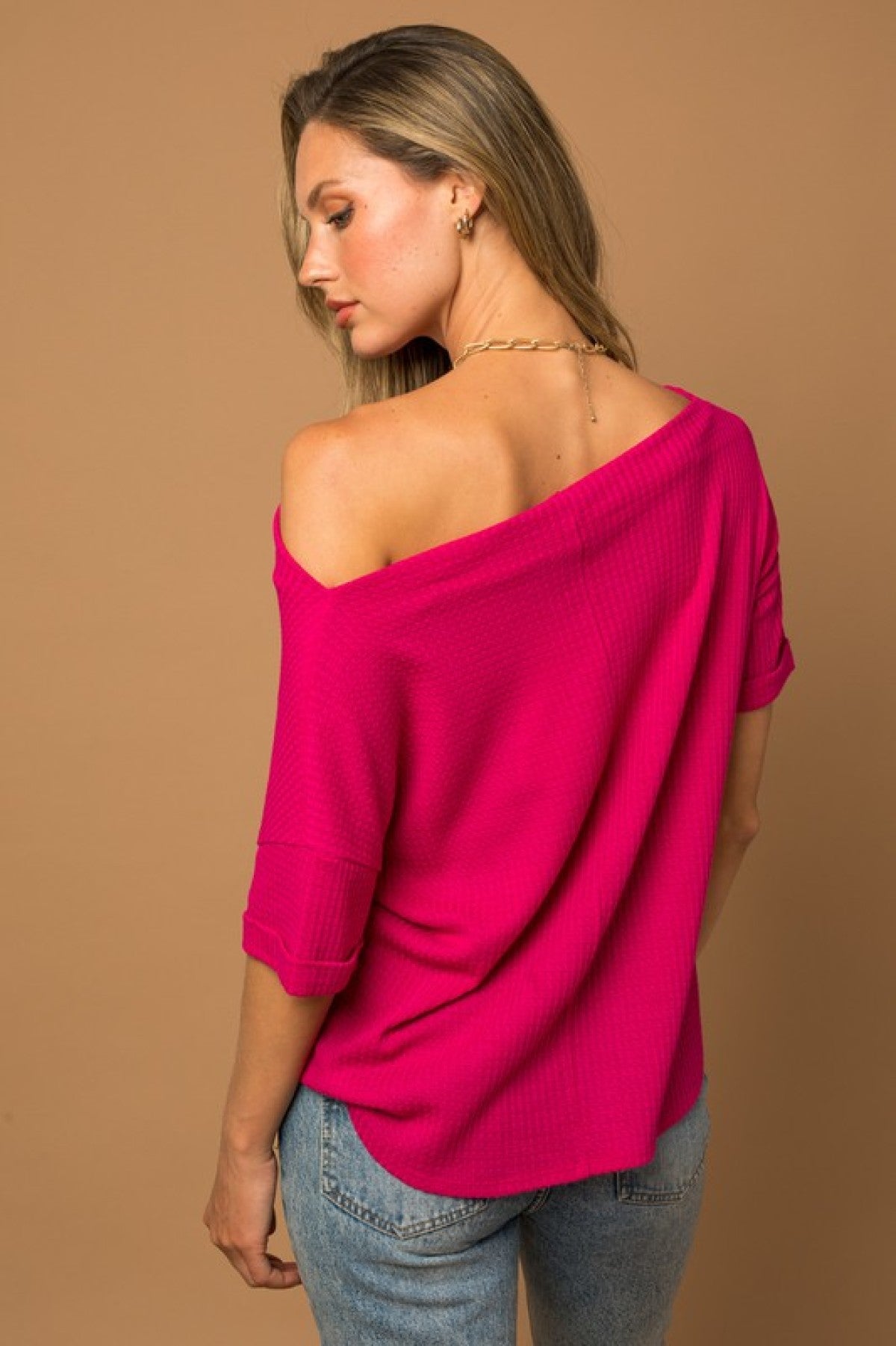 Gilli S/S Cowl Neck Top
