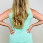 Zenana Luxe Rayon Solid Sleeveless Hi-Low Hem Top