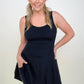 Fawnfit 3 in 1 Athleisure Mini Tank Dress with Built-in Bra & Shorts