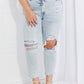 Vervet by Flying Monkey Stand Out Full Size Distressed Cropped Jeans