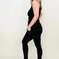 Zenana Cotton Wide Waistband Pocket Leggings