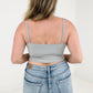 Zenana Athletic Adjustable Strap Padded Bra