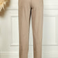 Blumin Apparel Solid Straight Leg Pants